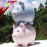 小猪存钱罐创意儿童储钱罐储蓄罐大号陶瓷可爱摆件零钱罐不出包邮