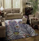进口新西兰羊毛客厅沙发地毯白纯手工茶几地毯2*3卧室书房可定制