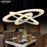 新品创意圆形吊灯亚克力客厅卧室灯现代简约LED餐厅灯展厅装饰灯
