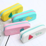 创意文具盒韩国简约大容量男女学生可爱小清新文具袋硅胶铅笔袋