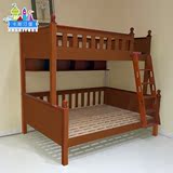 全实木高低子母床儿童上下床铺男孩组合双层床小孩床多功能母子床