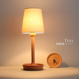 本来设计 原木质装饰台灯小Tray 个性创意欧式简约可调光床头卧室