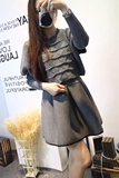 [转卖]Color u韩版 2015秋冬新款纯色气质显瘦连衣