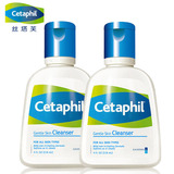 Cetaphil/丝塔芙洁面乳洗面奶118mlx2套装舒特肤温和保湿男女儿童