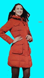 2014寒派hp-1363新款冬季女式特价半成品羽绒服（可加肥加厚）
