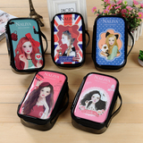韩国正品naliya手提化妆包收纳包 旅行出差时尚手提化妆袋大容量