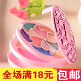 B2412 蕾琪AP3026-2绚丽彩妆粉饼盒 柔美多层多用粉饼盒 防水定妆