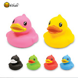 4只包邮！b.duck小黄鸭浮水鸭semk儿童洗澡戏水玩具大黄鸭浮水套