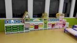 欧洲小镇造型玩具收纳柜幼儿园组合柜木质组合柜储物柜儿童玩具柜