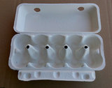 纯纸浆蛋托 鸡蛋盒 环保可降解 10枚装白色蛋托 初生蛋 草鸡蛋