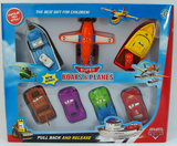 飞机总动员2回力玩具套装汽车总动员2回力车飞机飞船三合一套装盒