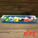 GYH香港bduck创意礼品b.duck浮水小黄鸭子儿童洗澡玩具新品礼盒套