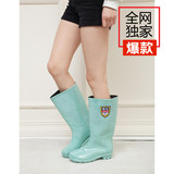 回力时尚经典雨鞋女高筒雨靴女短筒女士水鞋水靴套鞋防滑韩版863