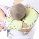 婴儿手臂席 亚麻手臂枕套妈妈手抱席 宝宝喂奶凉席夏季枕臂席