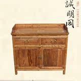 新中式实木家具简易橱柜厨房置物储物收纳碗柜灶台柜餐边柜小厨柜