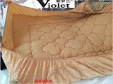 紫罗兰家纺正品超柔绒床垫床笠式加厚床上用品足不出户一步到位