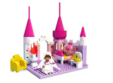 智慧帆公主闺房国王城堡 拼插儿童玩具女孩拼装积木组装玩具3-6岁