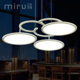 LED吊灯餐厅灯具创意个性现代餐吊灯饰客厅书房吧台简约超薄三头