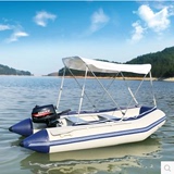 橡皮艇加厚硬底铝合金底板充气钓鱼船充气皮划艇机动艇加厚冲锋舟