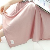 GMZ韩国正品简约清新纯色四季毛毯空调毯 办公室家居郊游女士毯