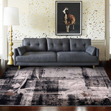 土耳其进口客厅茶几沙发现代简约地毯 时尚抽象欧式卧室床边地垫