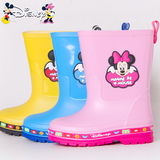 迪士尼可爱女童男童学生儿童米奇米老鼠宝宝防滑雨鞋水鞋雨靴胶鞋