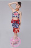 六一采蘑菇的小姑娘儿童演出服民族舞蹈服装肚兜比赛表演服中国风