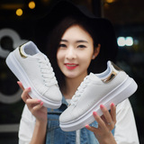 2016春夏季韩版女款运动鞋女鞋单鞋学生板鞋跑步休闲系带小白鞋潮