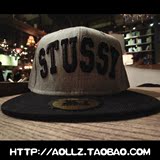 复古stussy新款嘻哈帽子潮男女情侣款棒球帽可调节平沿帽街头滑板