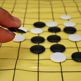 儿童连珠五子棋 塑料棋子 塑料透明盒套装 学生益智游戏棋