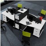办公家具 时尚组合办公电脑桌4人6人组合位办公桌职工桌职员桌