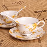 创意出口韩国外贸正品骨瓷欧式咖啡杯子陶瓷皇室马克杯奶茶杯情侣