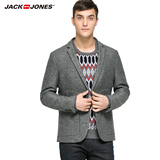 JackJones杰克琼斯秋含男士合体休闲西装外套C|215408010