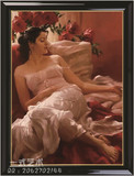一式正品纯手工古典欧洲贵妇欧式人物酒店卧室装饰挂油画