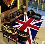 特价欧式米字旗英伦风格客厅茶几大地毯高档卧室床边脚垫玄关垫子
