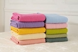 韩式纯色全棉绗缝水洗床盖床单水洗夏凉被空调被床上用品特价