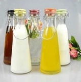 新品上市 质量保证 玻璃瓶子 密封牛奶豆浆果汁瓶 储物罐调味瓶