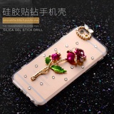 iphone5/5s手机壳5s手机保护套 苹果SE新款韩版奢华硅胶手机壳钻