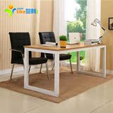 简约现代简易钢架职员办公桌椅组合单人电脑桌书桌双人桌子写字台