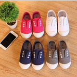韩国代购 2016秋新款低帮儿童帆布鞋男童鞋女童鞋儿童布鞋板鞋
