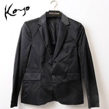KOYO2015年冬季新品经典黑色男士西服上装 潮流时尚男士休闲西服