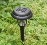 太阳能灭蚊灯草坪户外花园庭院家用节能灯诱杀虫器无辐射电击