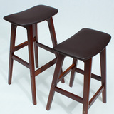 简约实木吧椅吧台凳高脚凳创意前台椅高脚吧台椅吧凳时尚酒吧桌椅