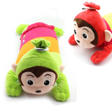 【天天特价】卡通香香肠猴0-1-3-6岁儿童枕头荞麦皮枕头限时特价