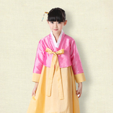 新款韩国女儿童传统宫廷韩服 少数民族朝鲜族演出舞蹈大长今服装