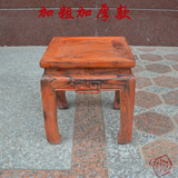 红木家具老挝大红酸枝换鞋凳交趾黄檀方凳实木矮凳家务凳新款