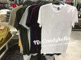 HM H＆M男装香港代购专柜正品白色黑色灰色军绿色宽松短袖T恤棉质