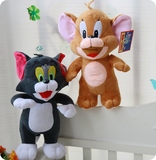 站姿猫和老鼠公仔汤姆和杰瑞鼠杰里玩偶布娃娃毛绒玩具儿童礼物