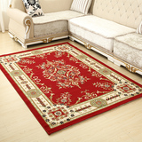 加厚房间图案沙发羊毛地毯 手工美式欧式地毯客厅卧室长方形茶几
