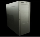 [融鑫达正品]日本abeeASE-X5-S银黑机箱支持ATX EATX 钛铝材质